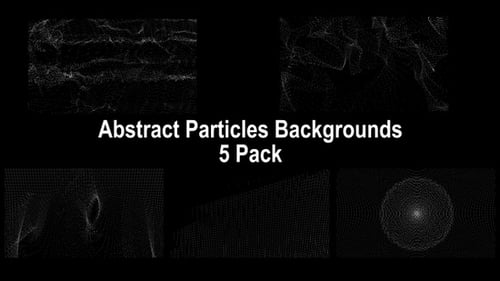 Abstract Particles Backgournds 5 Pack