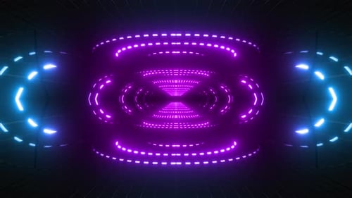 4k Colored Circle Led Loop 3
