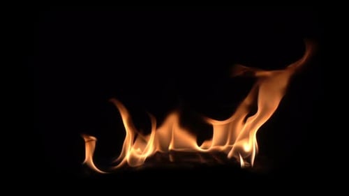 Flammen auf einer Oberfläche