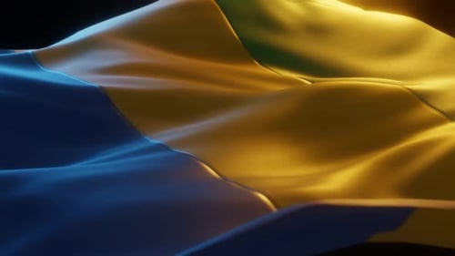 Dynamic Looping Waving Flag Background Animation