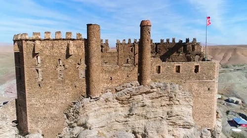 Historical castle. City of Van Turkey.