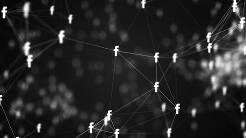 Facebook Plexus Hintergrund Dunkel