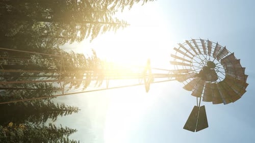 Typical Old Windmill Turbine