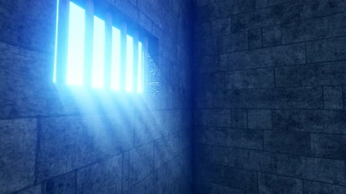Bright Blue Rays Light From The Window 13