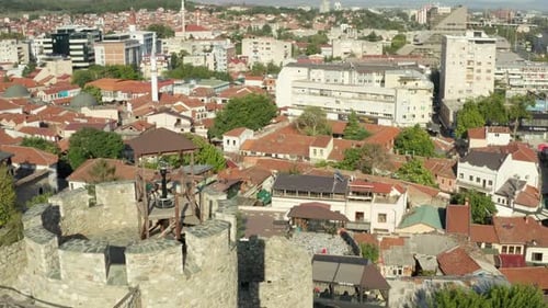 Aerial View of Skopje Macedonia