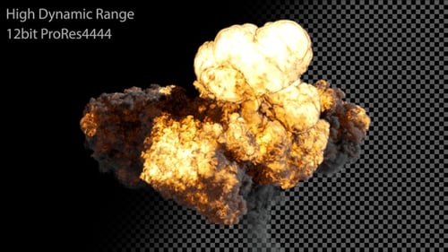 Große Explosion von über 4K