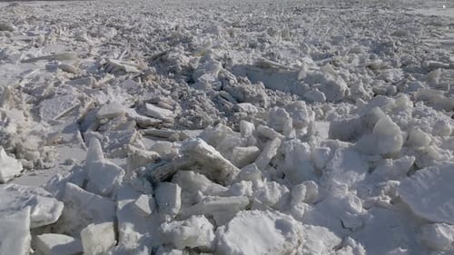 Aerial Frozen River 09
