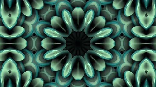 3D Floral Pattern Loop Background