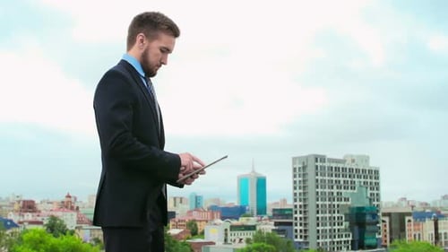 Manager in der Stadt