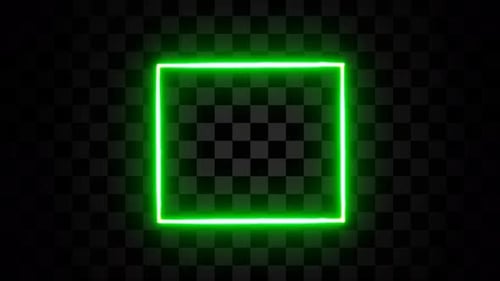 Neon Shimmer Frame