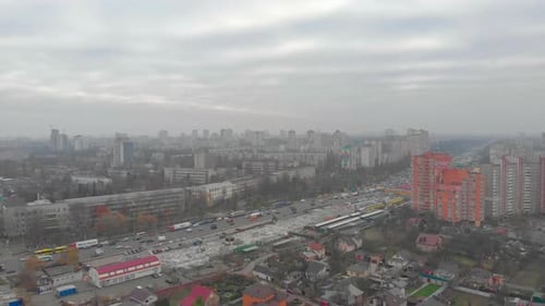 Garbage Dump In The City