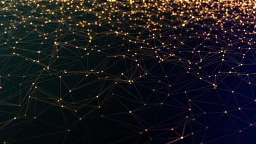 Abstract Connected Blinking Dot 4