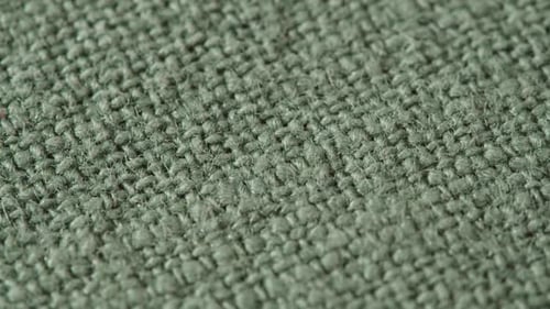 Green Olive Fabric Closeup Light Khaki Cloth Texture Background