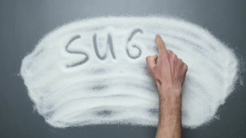 Sugar kills you. Unhealthy eating and lifestyle. Addiction