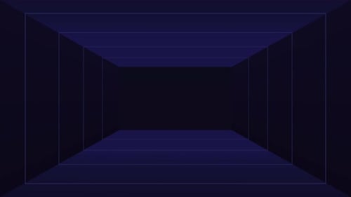 Abstract Geometric Tunnel Motion Background Loop