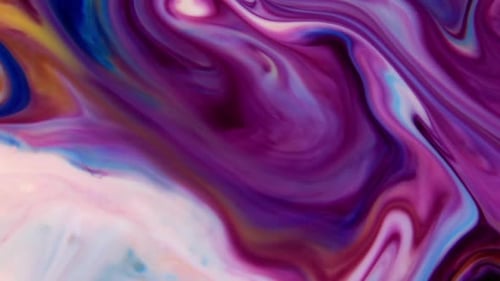 Abstract Colors Swirl to Create Mesmerizing Background