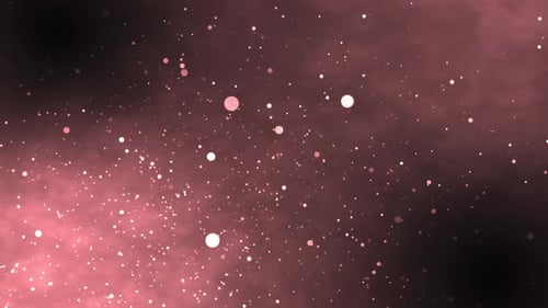 Abstract Pink Particles Dust Motion Background