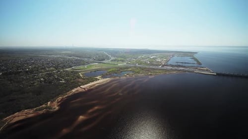 Flying Over the Gulf of Finland in St