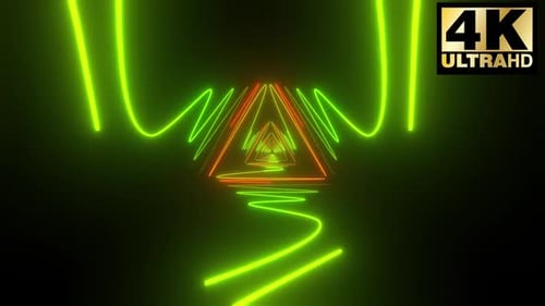 Buntes 3D-Strichkorridor