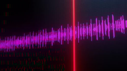 Timeline. Sound wave.