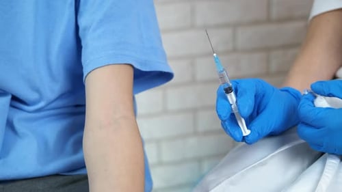 Injection Given By Healthcare Provider in Office