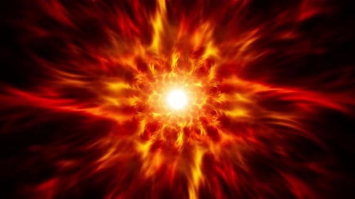 Boucle de fond Wavy Fire 4K