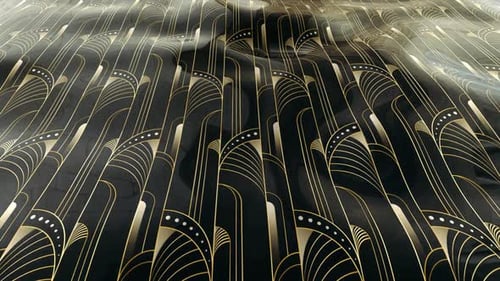 Loop de fundo art déco