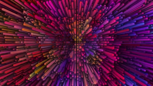 3D bunte tanzende Würfel Hintergrundvideo