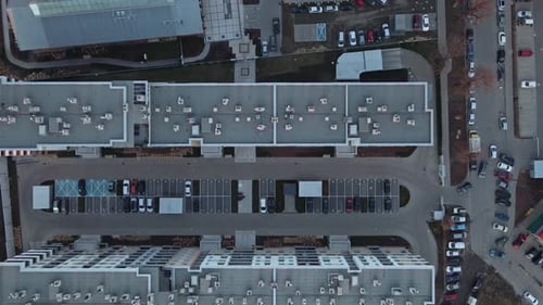 Aerial View of Residential Area in Europe City
