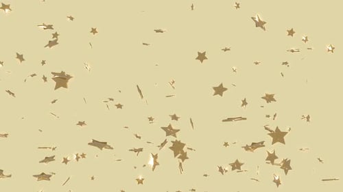 Elegant Golden Stars Falling Awards Celebration Background