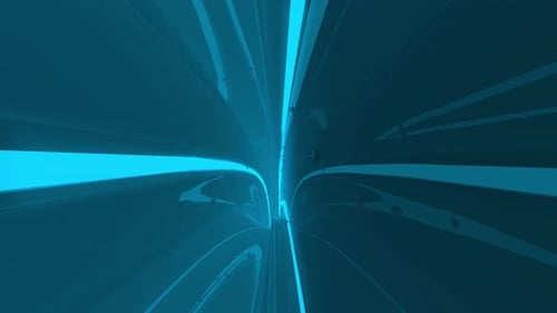 Digital Futuristic Tunnel 4K