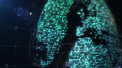 Futuristic Holographic Head Up Display Screen 8
