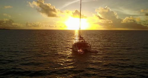 Tropical above clean view of a summer white paradise sand beach and aqua turquoise water background