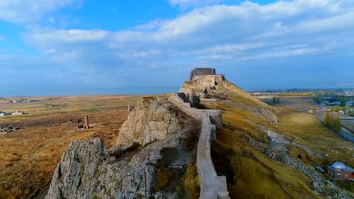 Historical ottoman castle, Van city of Turkey.
