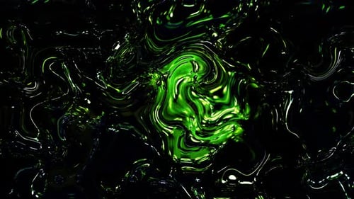 Neue grüne dunkle abstrakte flüssige Animation Hintergrund