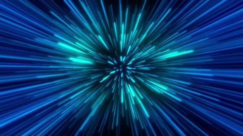 Colorful Hyperspace Jump Loop Neon Lights V9