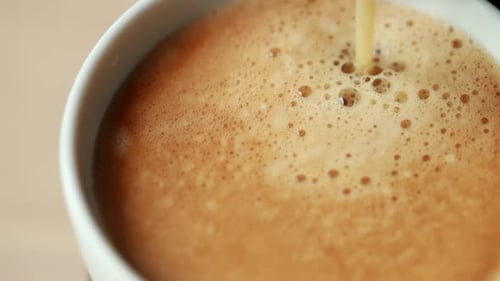 Slow motion Coffee maker