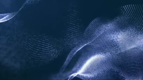 Fond bleu vague abstraite