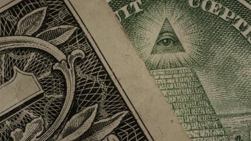 Foto rotativa de dinheiro americano (moeda) - MONEY 486