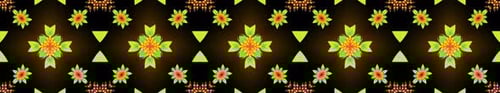 Glowing Abstract Decorative Kaleidoscope Pattern Loop