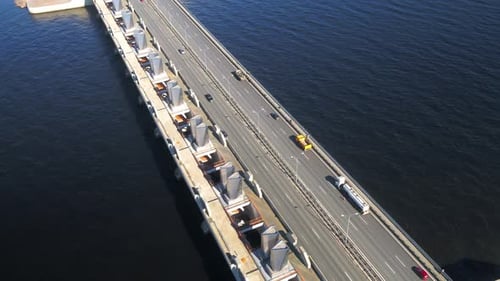A Dam in the Gulf of Finland of the Baltic Sea