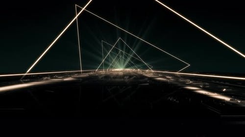 Leuchtende Lichter leuchten hell 4K