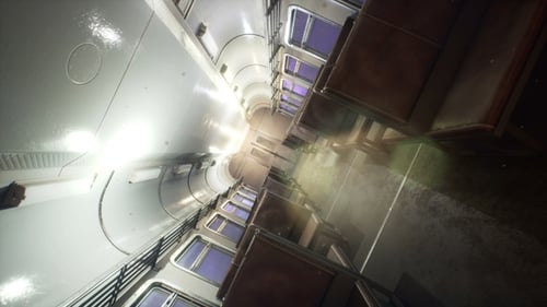 Voler dans le chariot d'un train interstellaire
