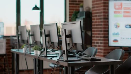 Nobody in Telemarketing Office Used for Call Center Job