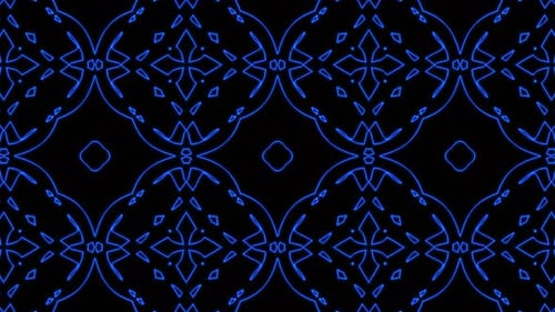 Abstract blue geometric seamless pattern background