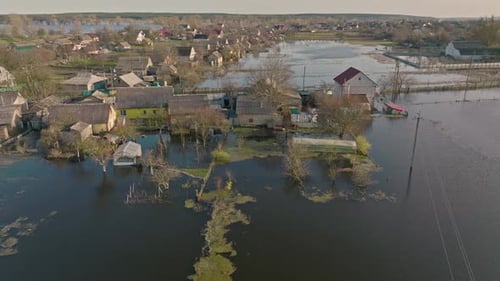 Flood Water Ecology River Rain Dirty Village Damage Climate Storm Park