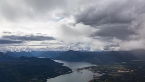 Laps de temps de Carcross au Yukon Canada