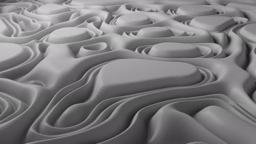 Abstract Dynamic Fluid Organic Surface Background