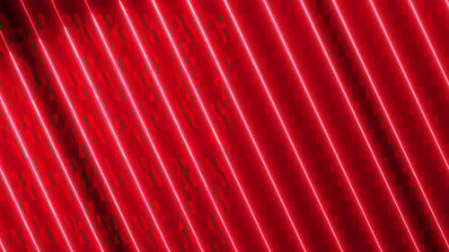 Dynamic Red Neon Lines Loop Background