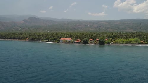 Seascape with Tropical Beach